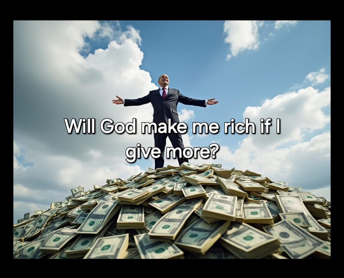 Will Jesus Make Me Rich?