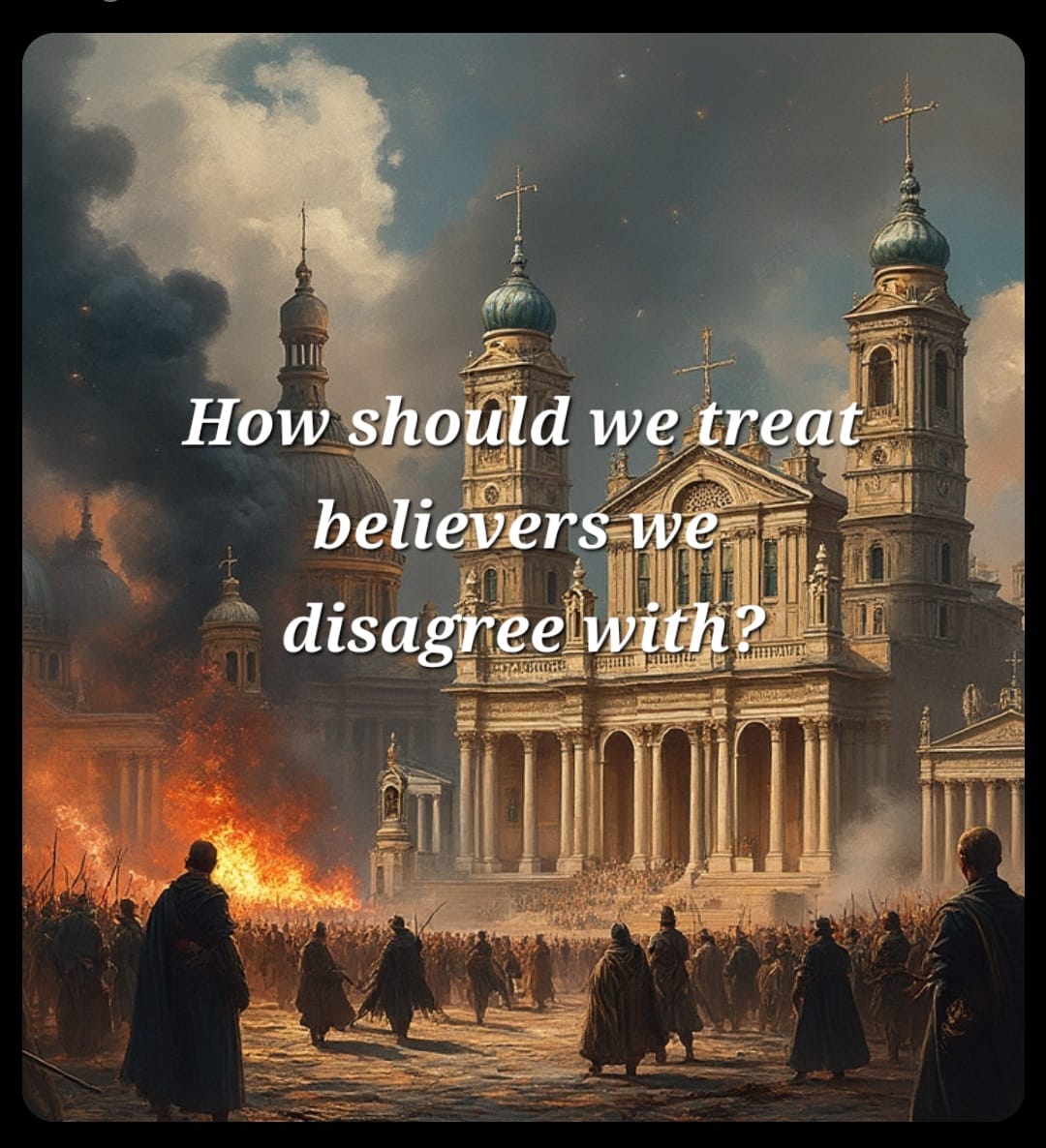 How should we act when we disagree?