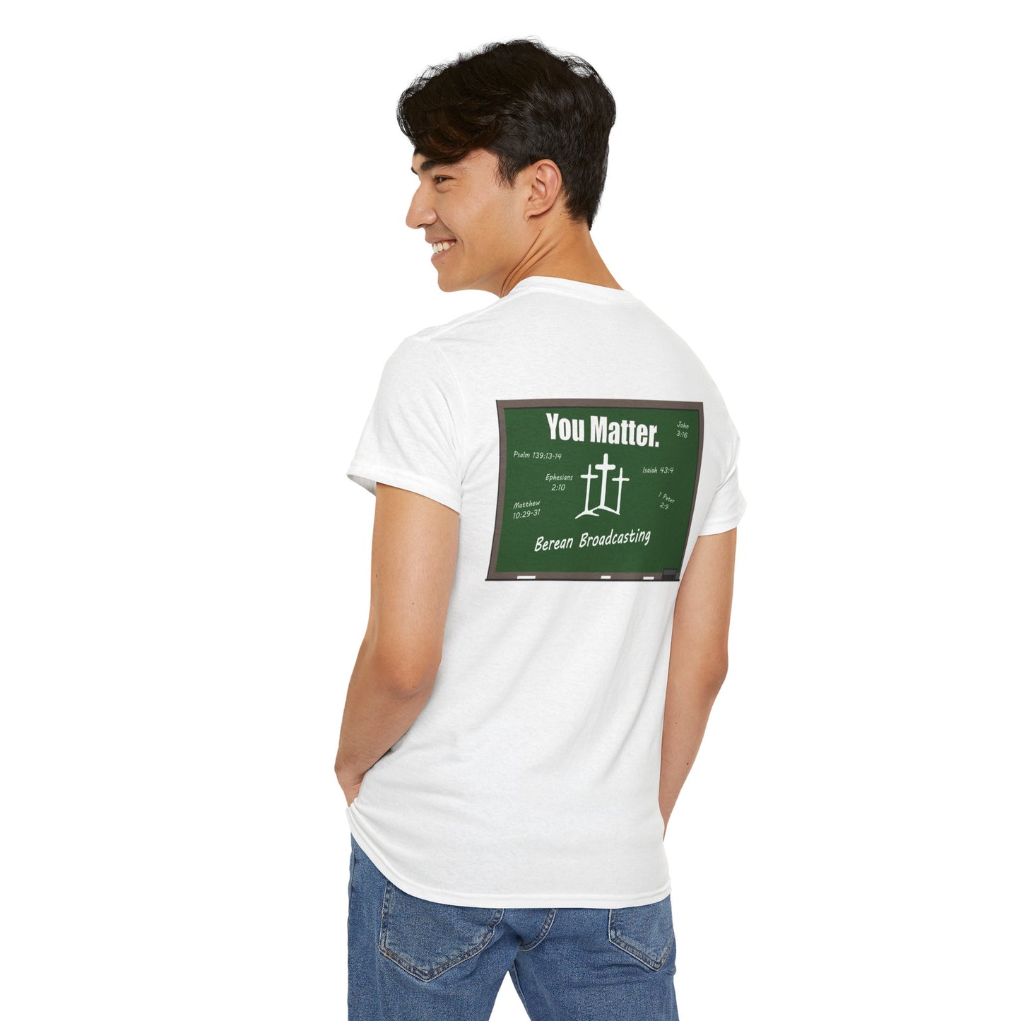 You Matter Chalkboard Unisex Heavy Cotton Tee