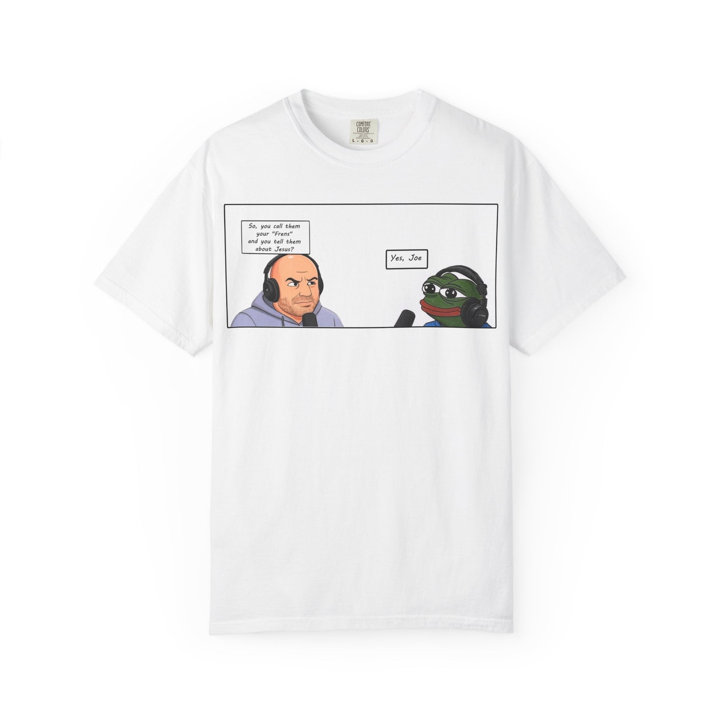 Joe n Frens Jesus Garment-Dyed T-shirt