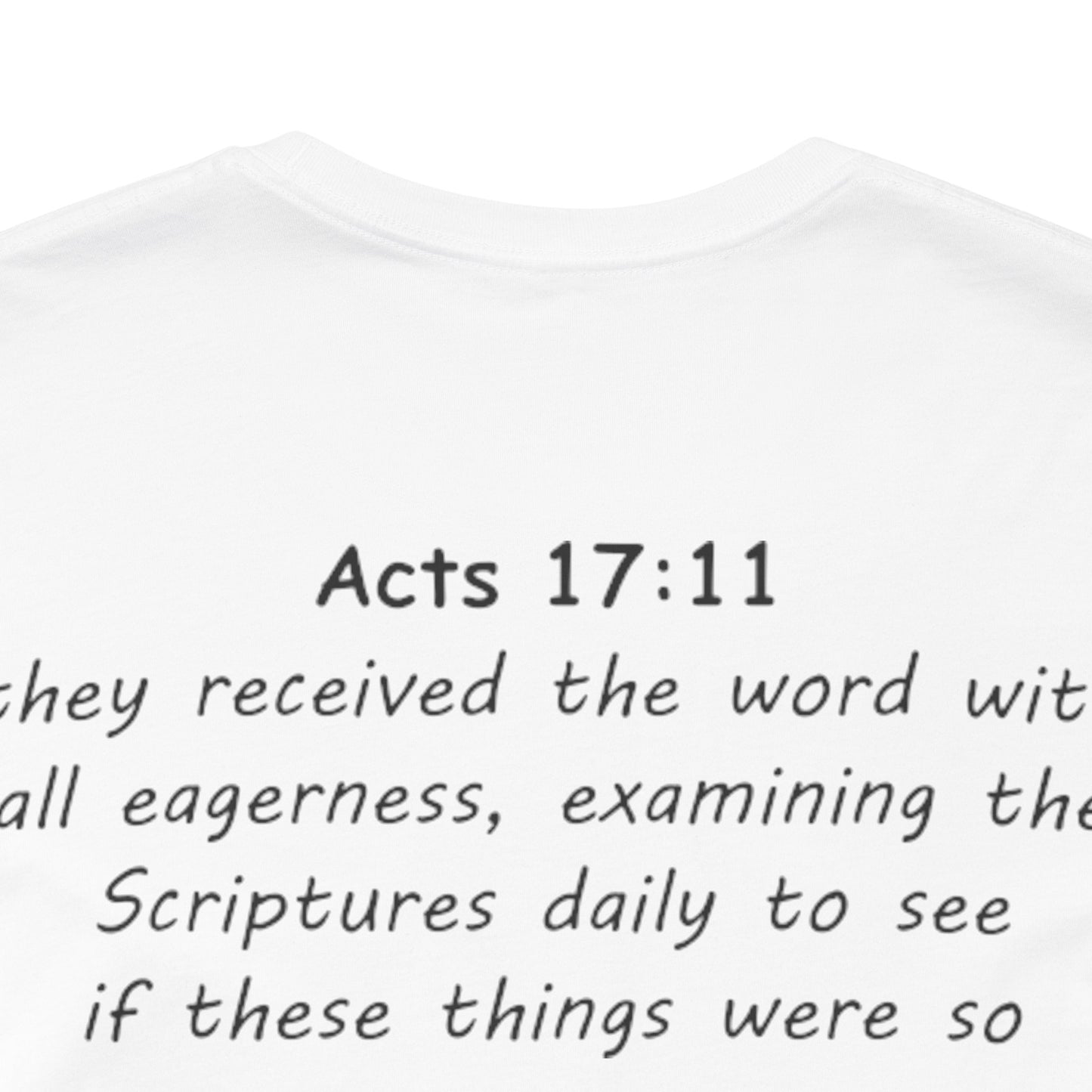 Acts 17:11 Short Sleeve Tee