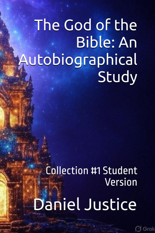 (student version) The God of the Bible: An Autobiographical Study