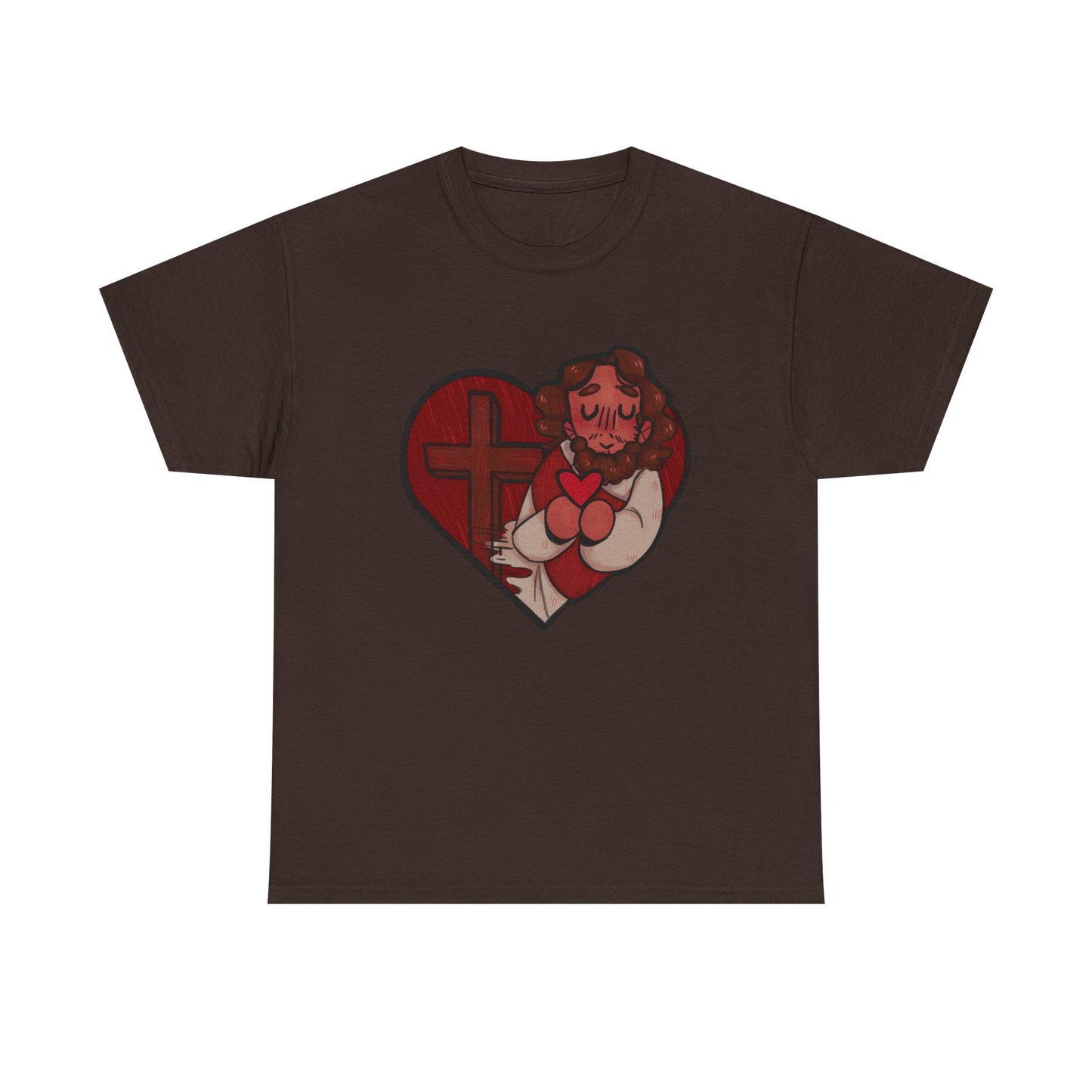 Jesus Loves Us Heart Tee