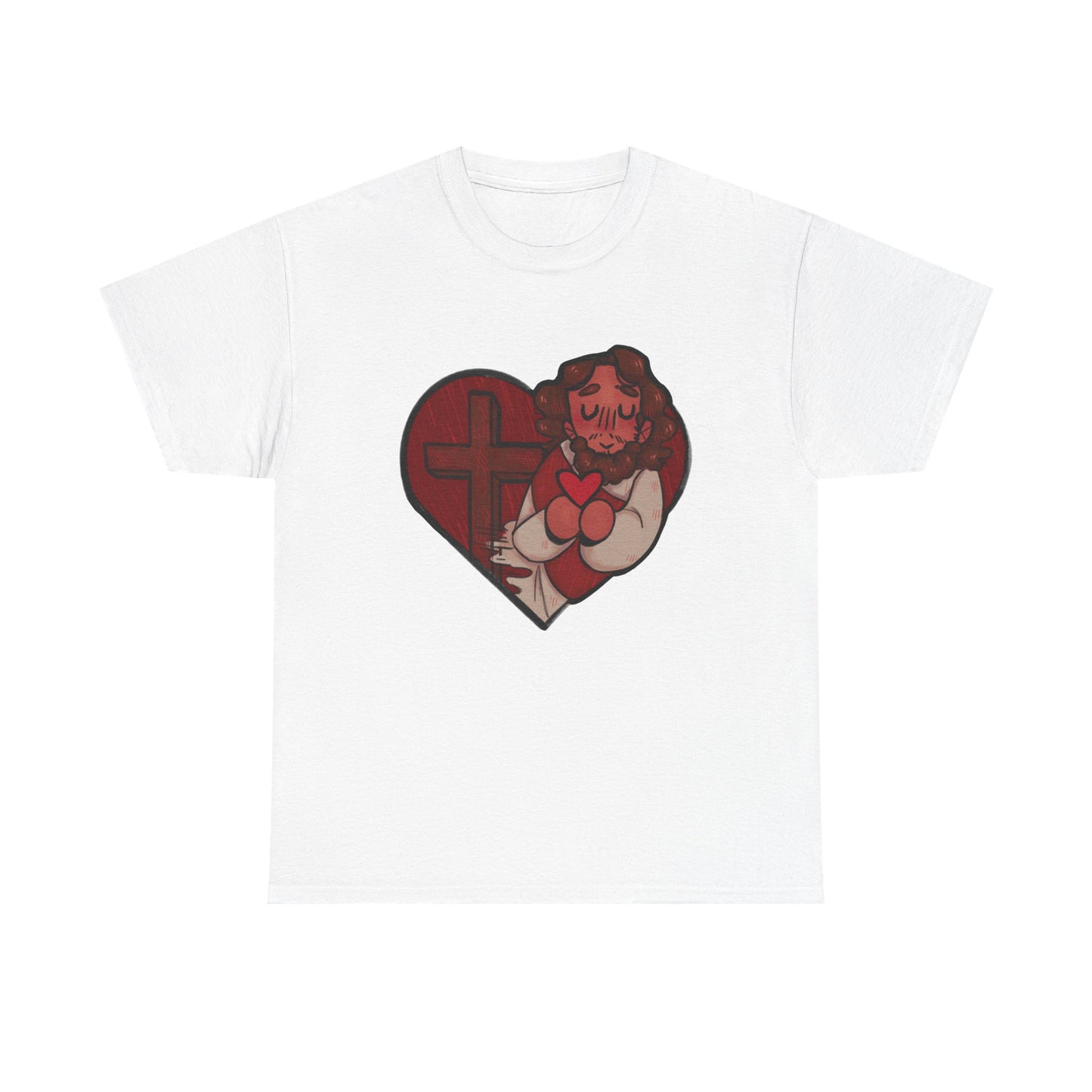 Jesus Loves Us Heart Tee