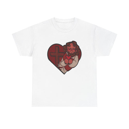 Jesus Loves Us Heart Tee