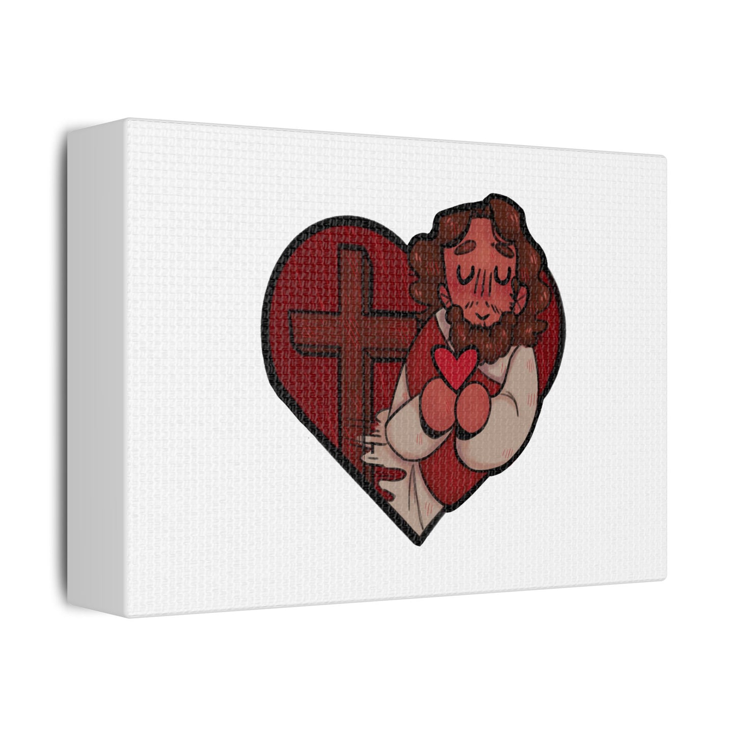Jesus Heart Canvas Print 1.5" deep
