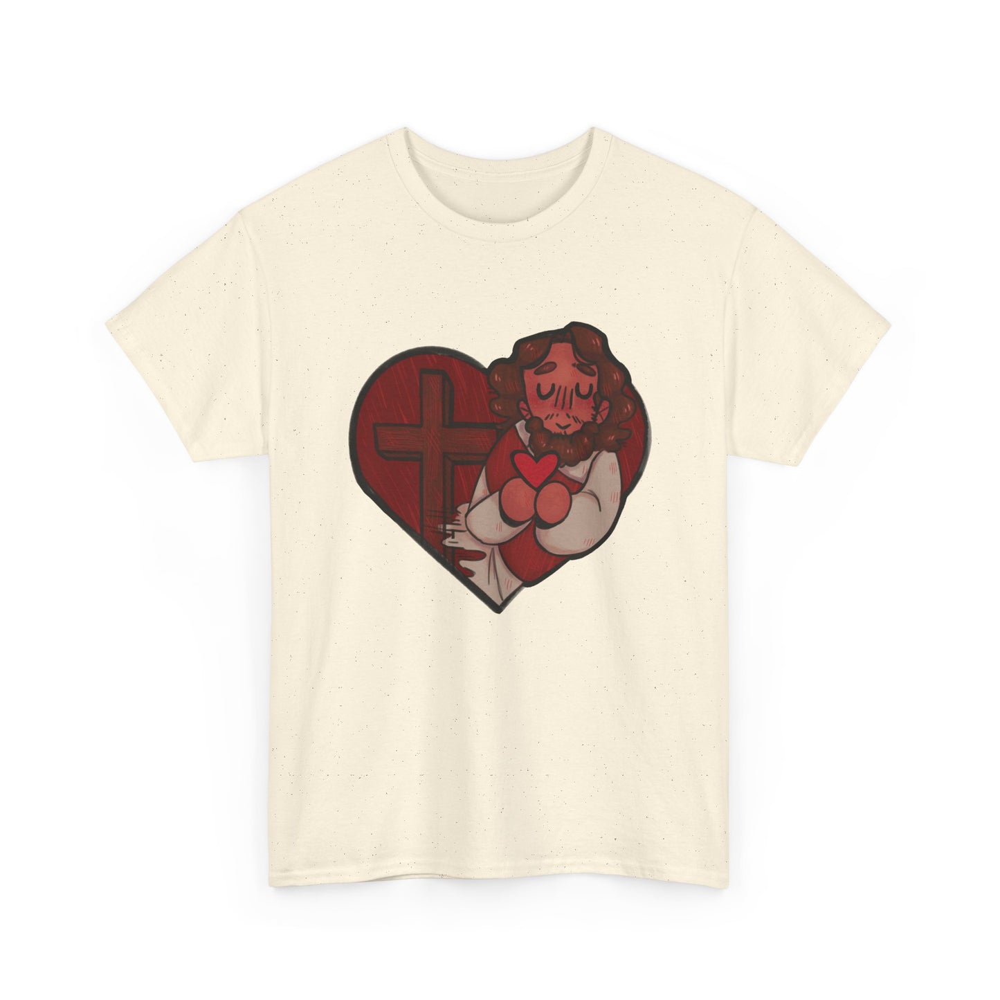 Jesus Loves Us Heart Tee