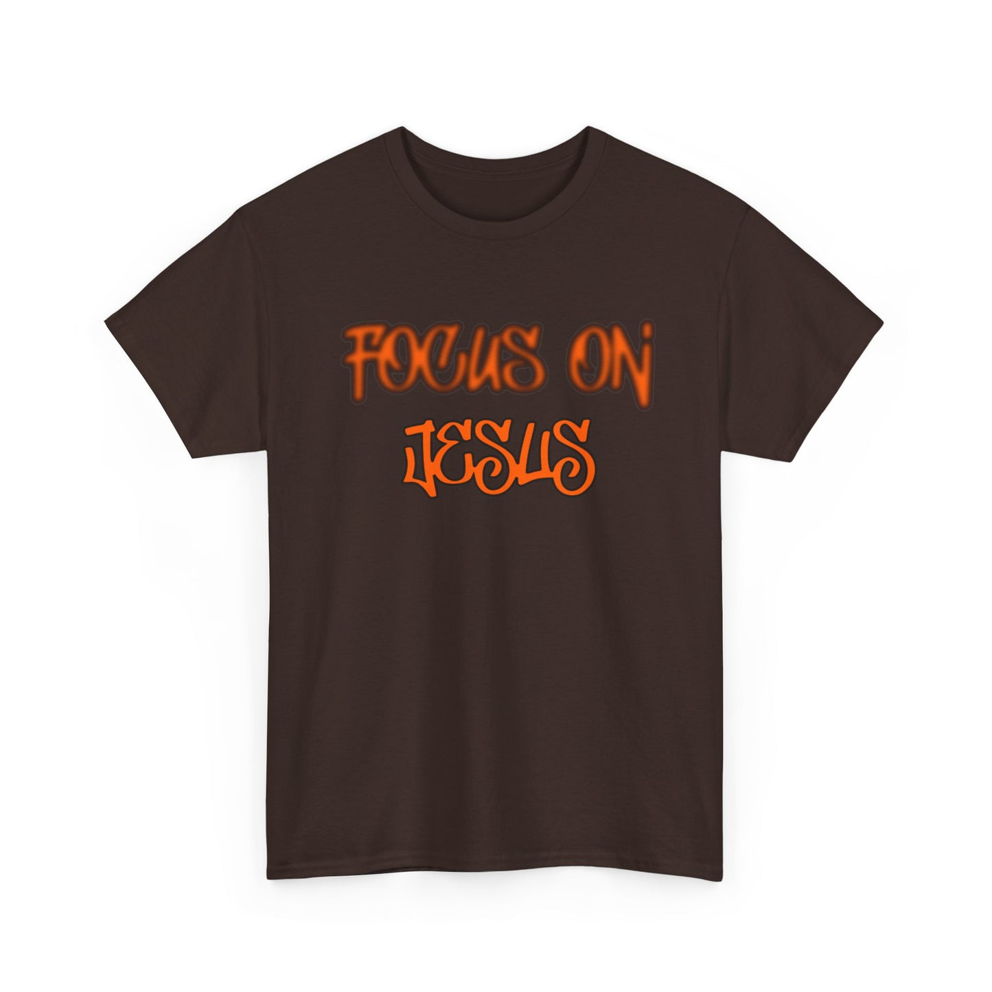 Focus on Jesus Heavy Cotton Tee