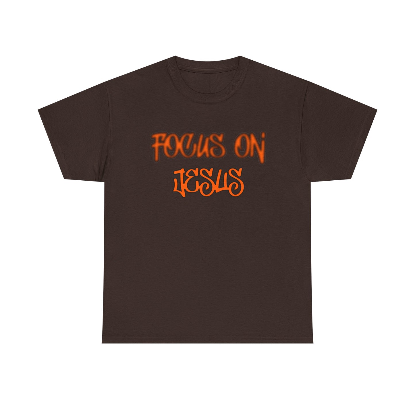 Focus on Jesus Heavy Cotton Tee