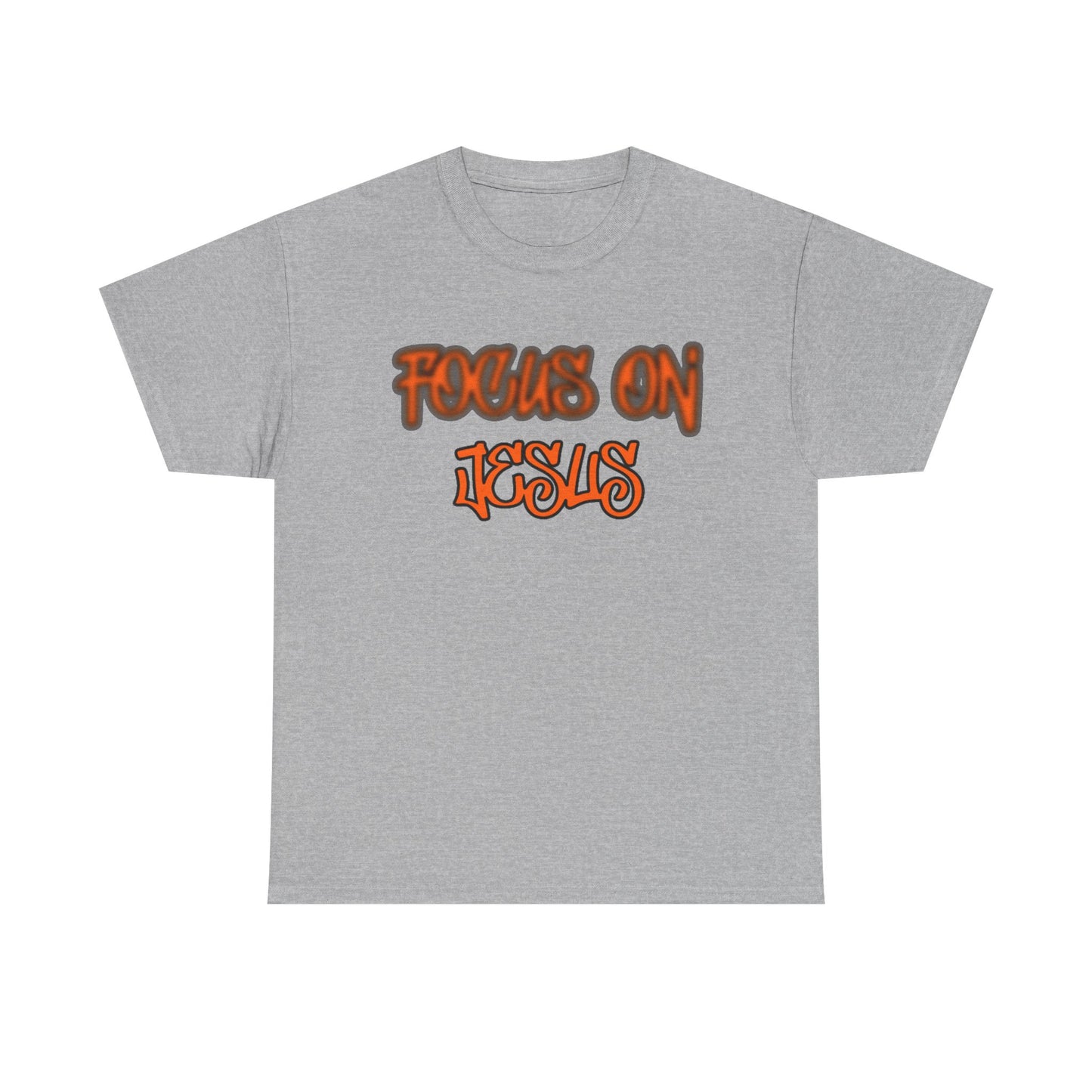 Focus on Jesus Heavy Cotton Tee