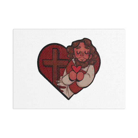 Jesus Heart Canvas Print 1.5" deep