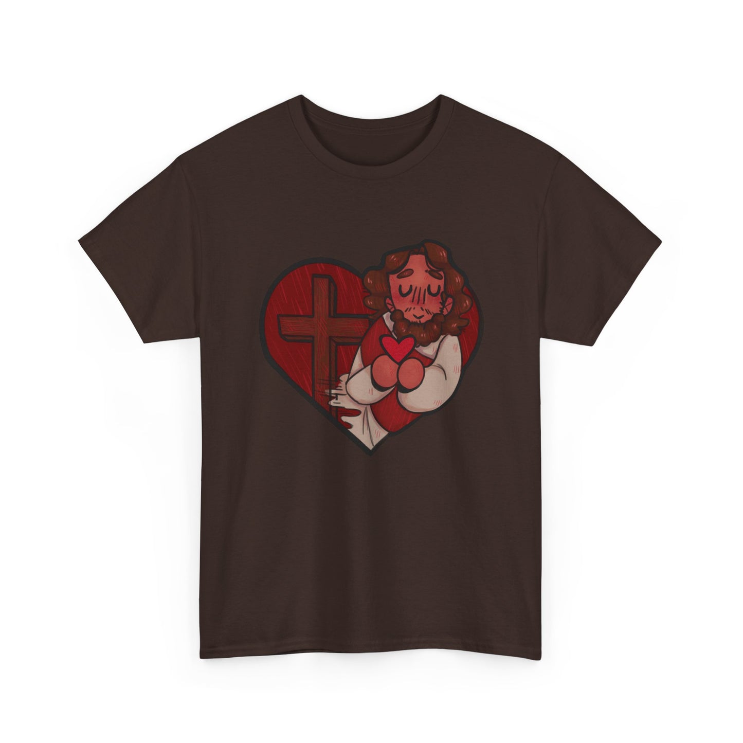 Jesus Loves Us Heart Tee