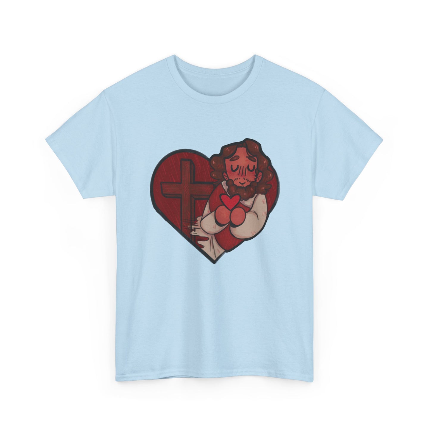 Jesus Loves Us Heart Tee