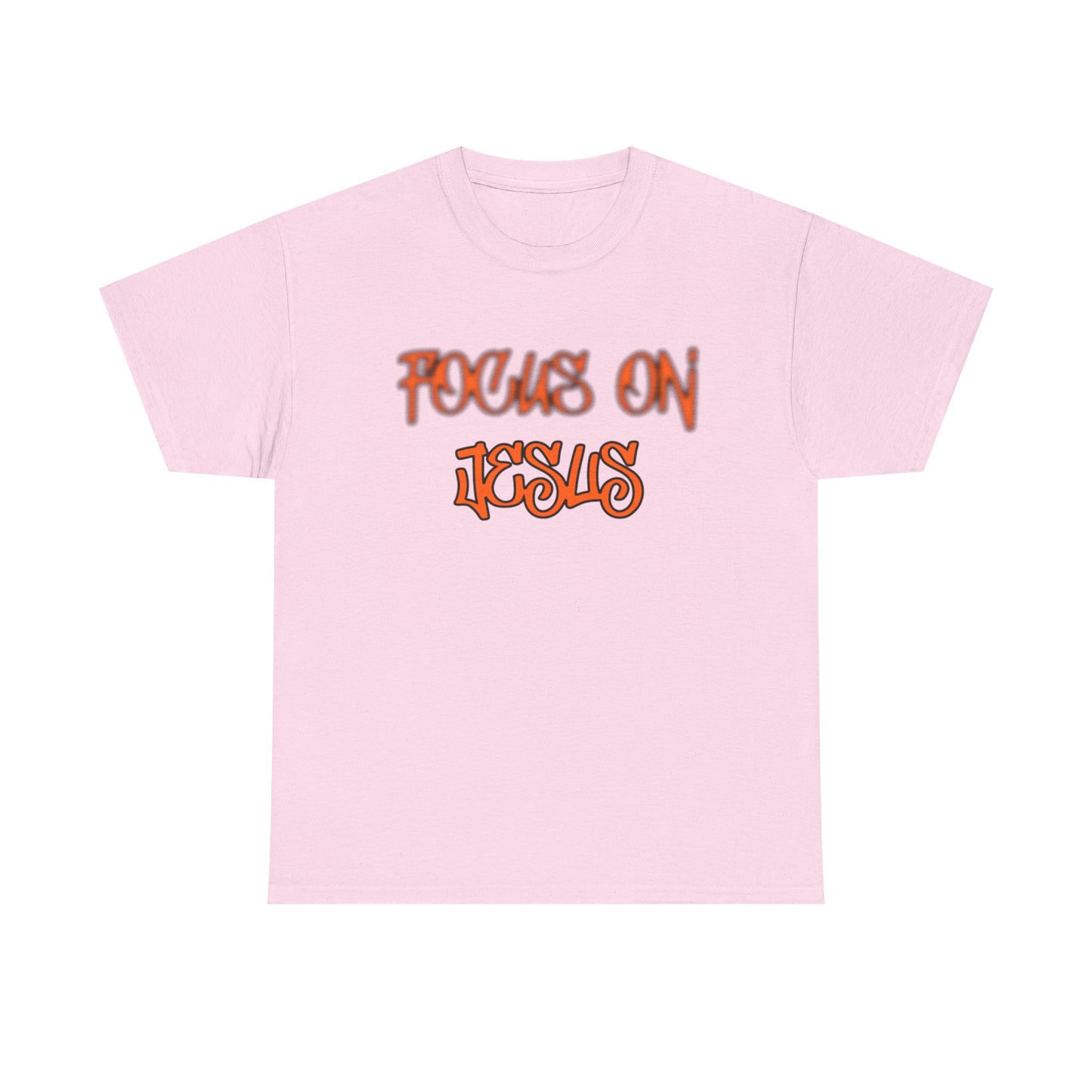 Focus on Jesus Heavy Cotton Tee