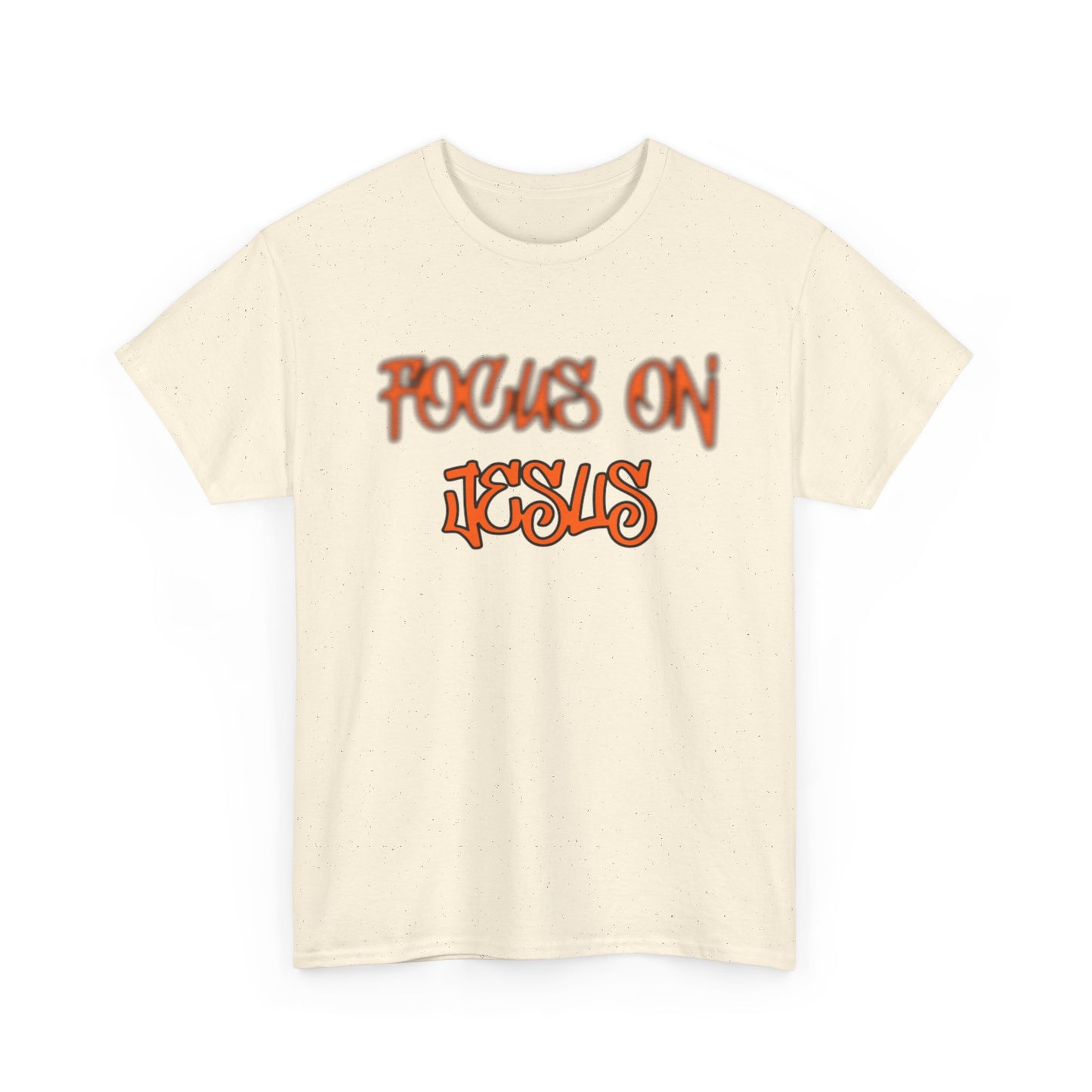 Focus on Jesus Heavy Cotton Tee