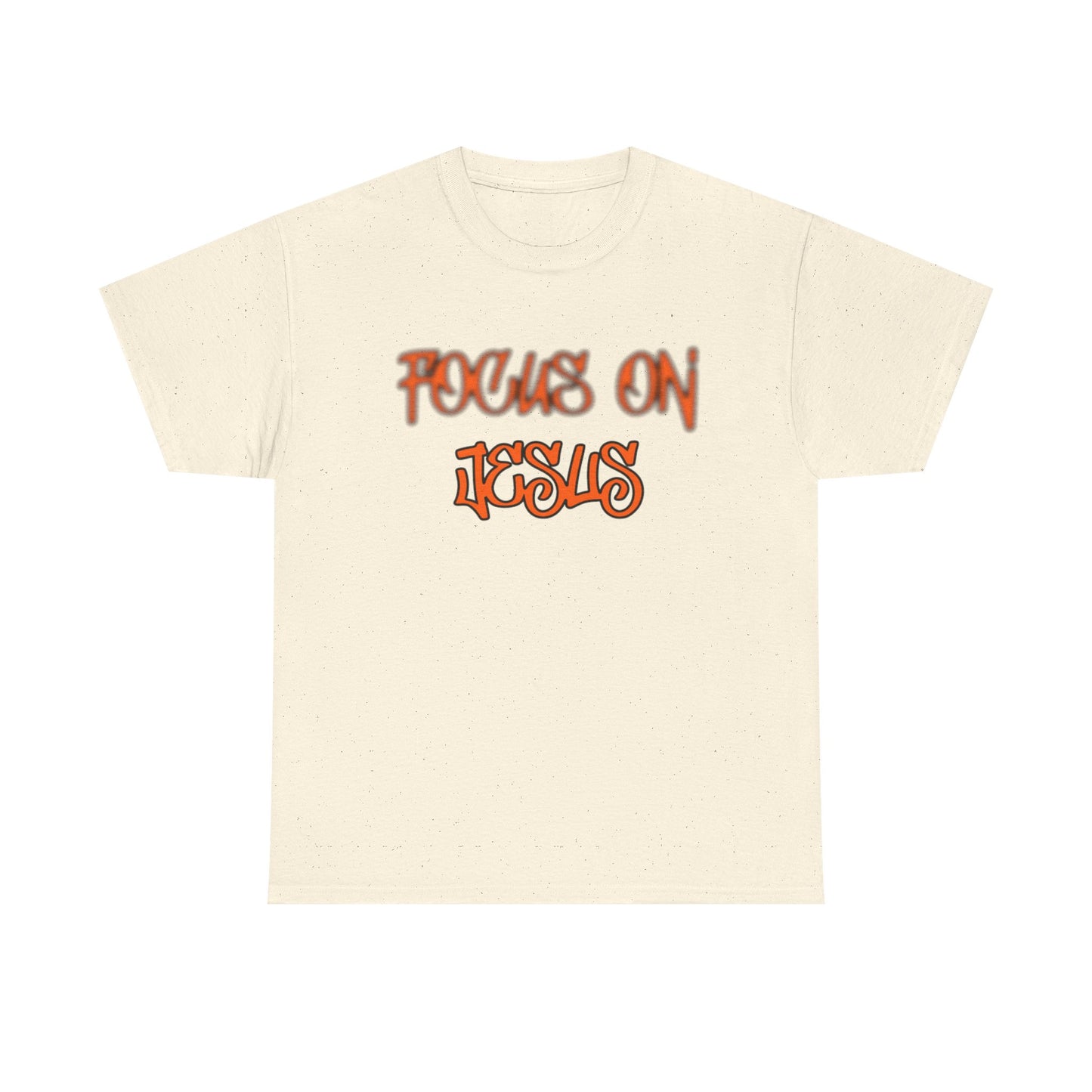 Focus on Jesus Heavy Cotton Tee