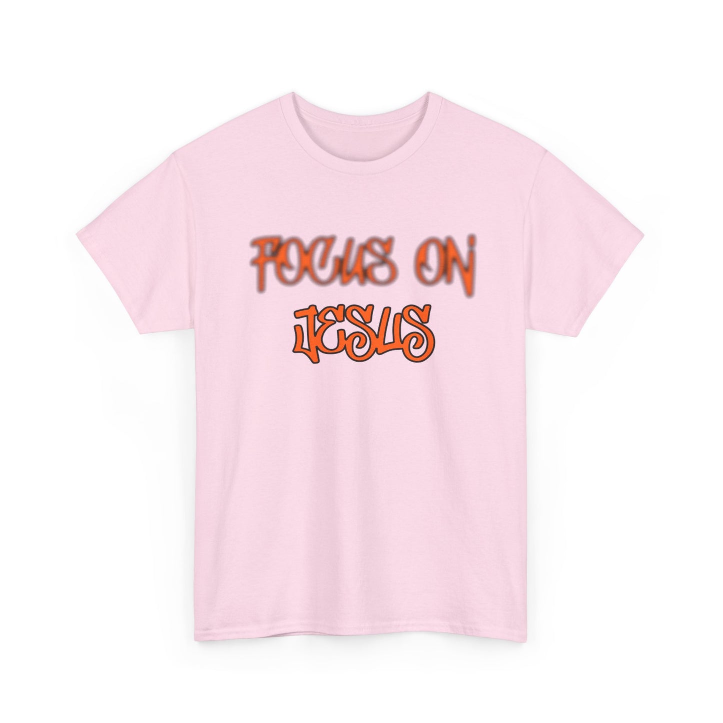 Focus on Jesus Heavy Cotton Tee