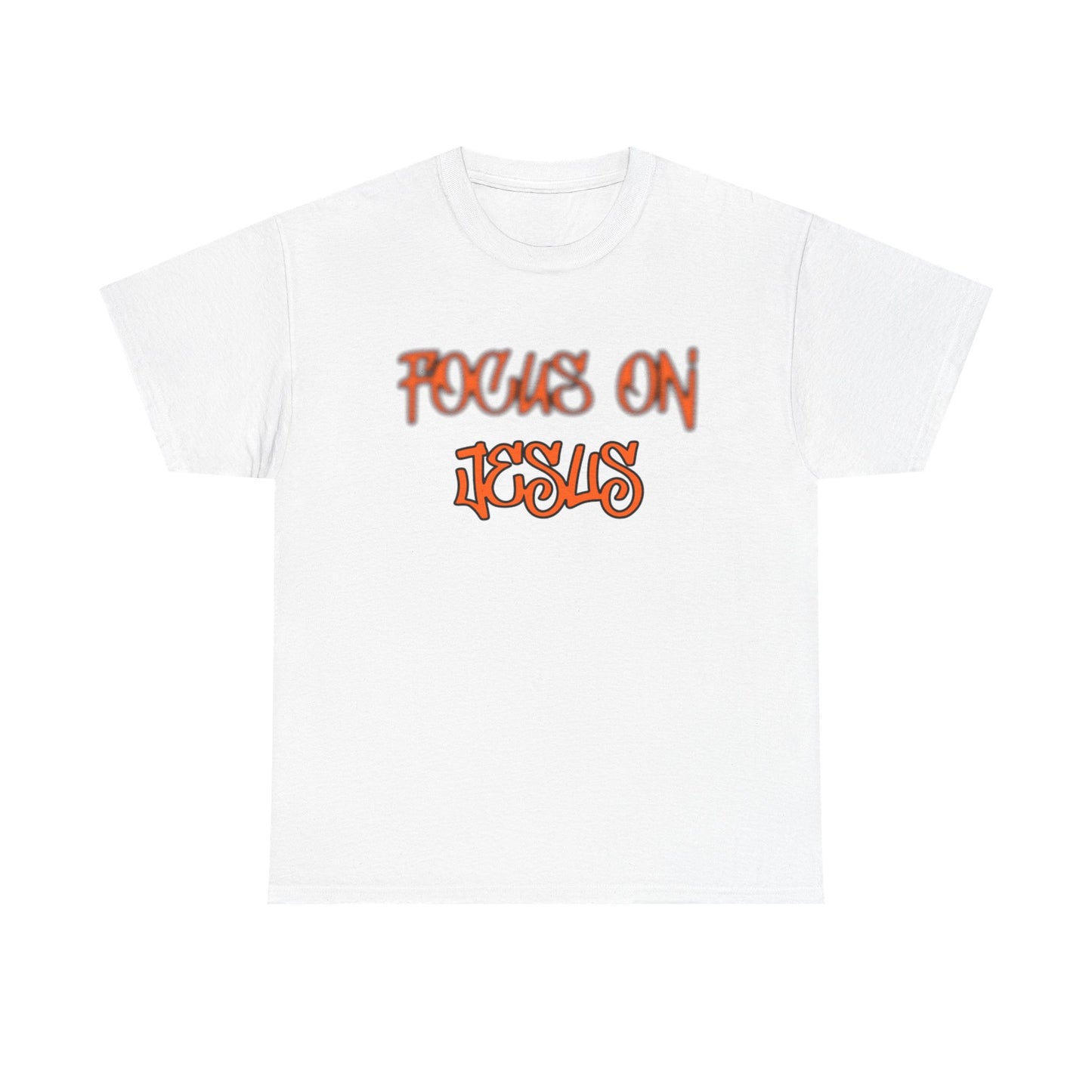Focus on Jesus Heavy Cotton Tee