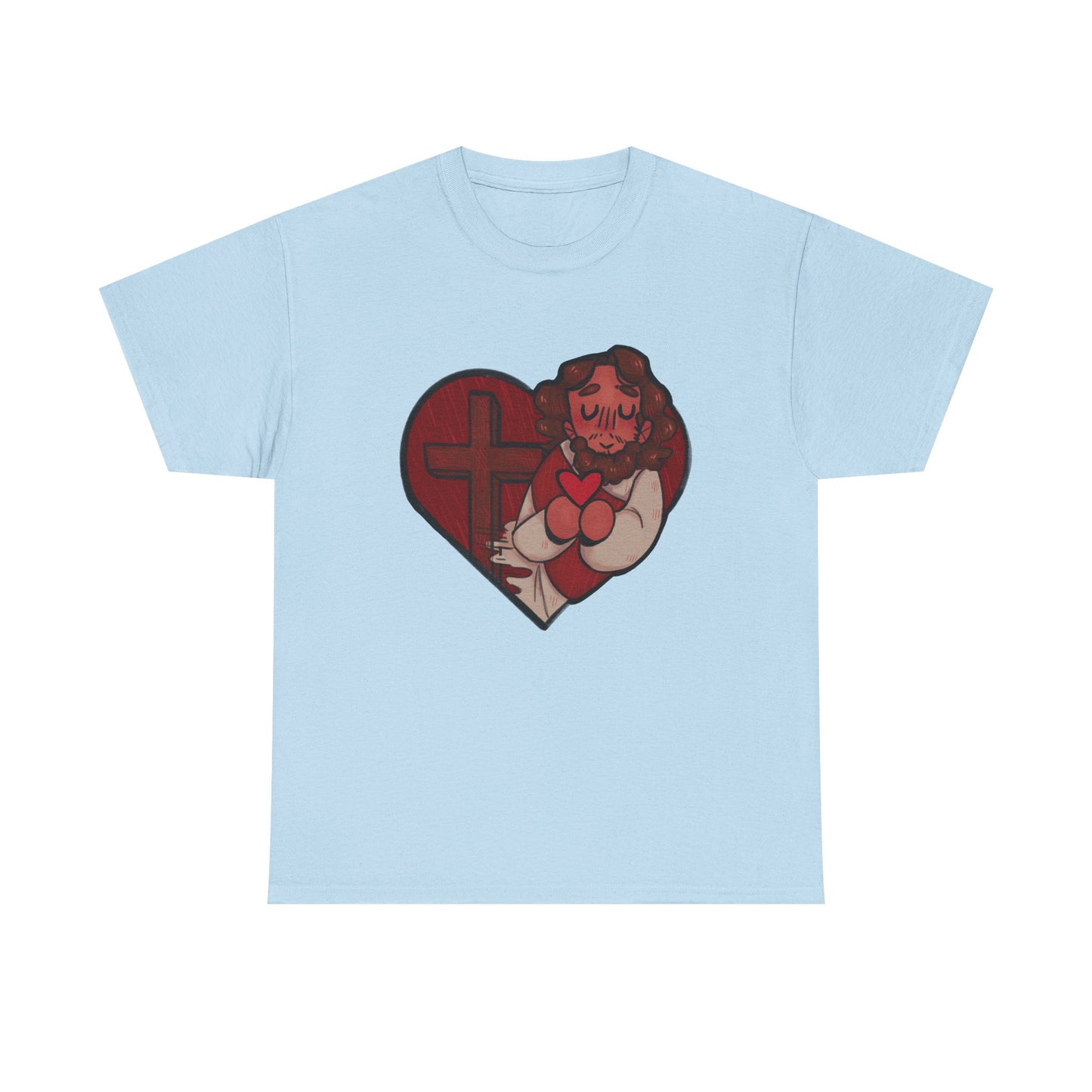 Jesus Loves Us Heart Tee