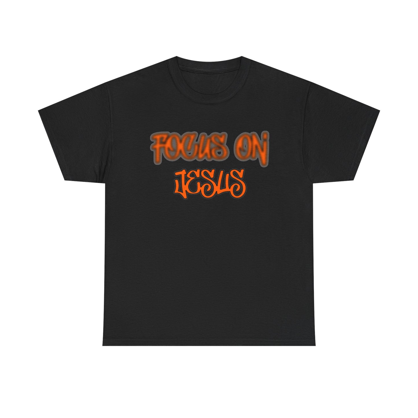 Focus on Jesus Heavy Cotton Tee