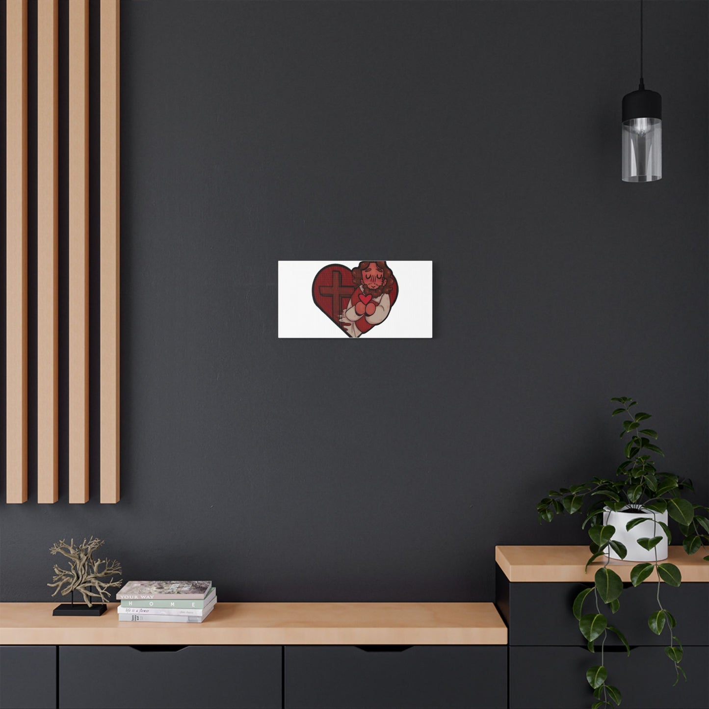 Jesus Heart Canvas Print 1.5" deep