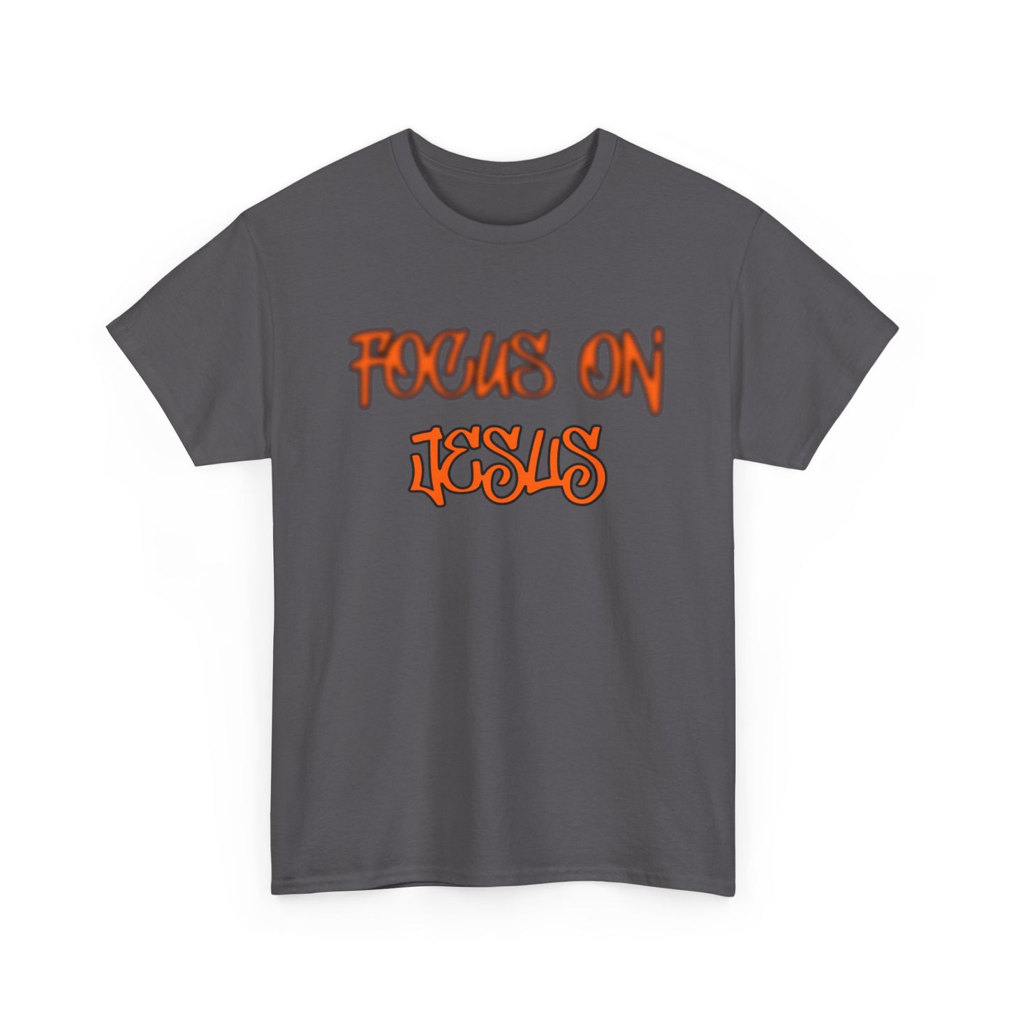 Focus on Jesus Heavy Cotton Tee