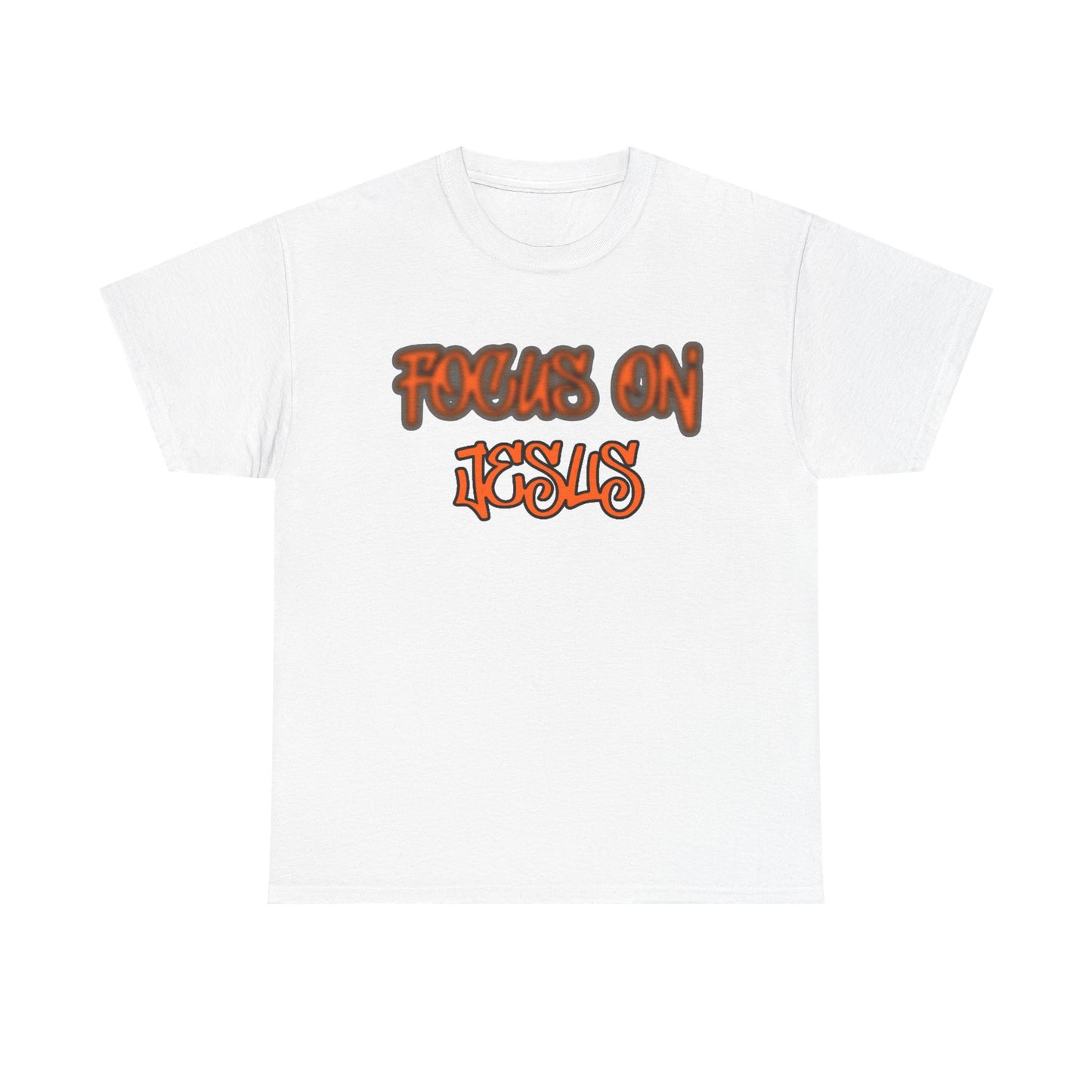 Focus on Jesus Heavy Cotton Tee
