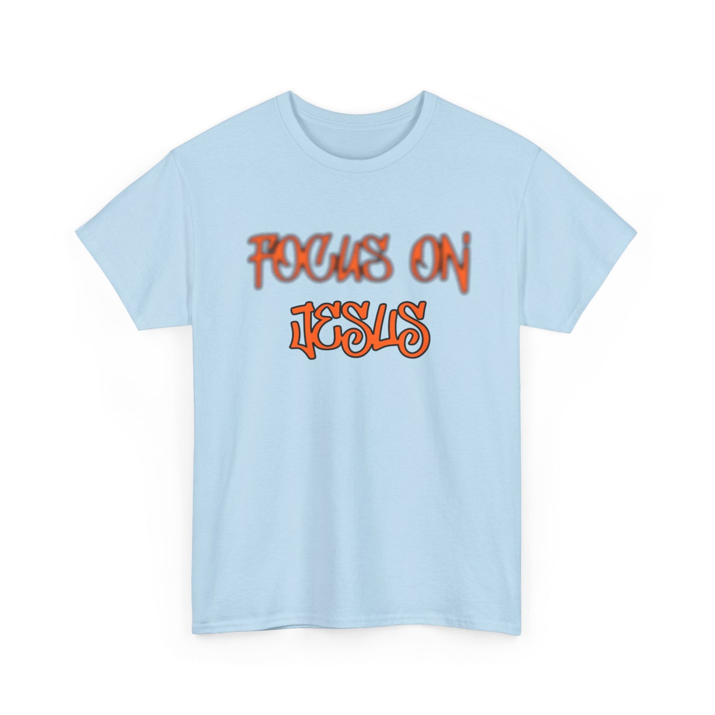 Focus on Jesus Heavy Cotton Tee