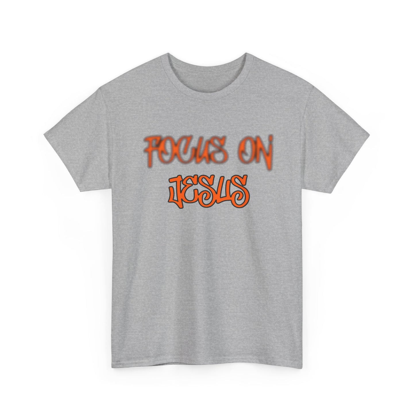 Focus on Jesus Heavy Cotton Tee