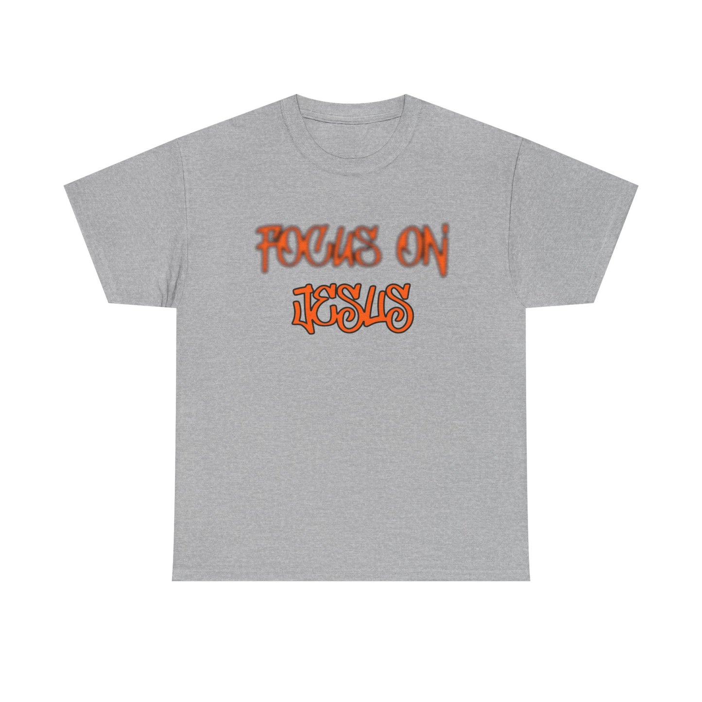 Focus on Jesus Heavy Cotton Tee