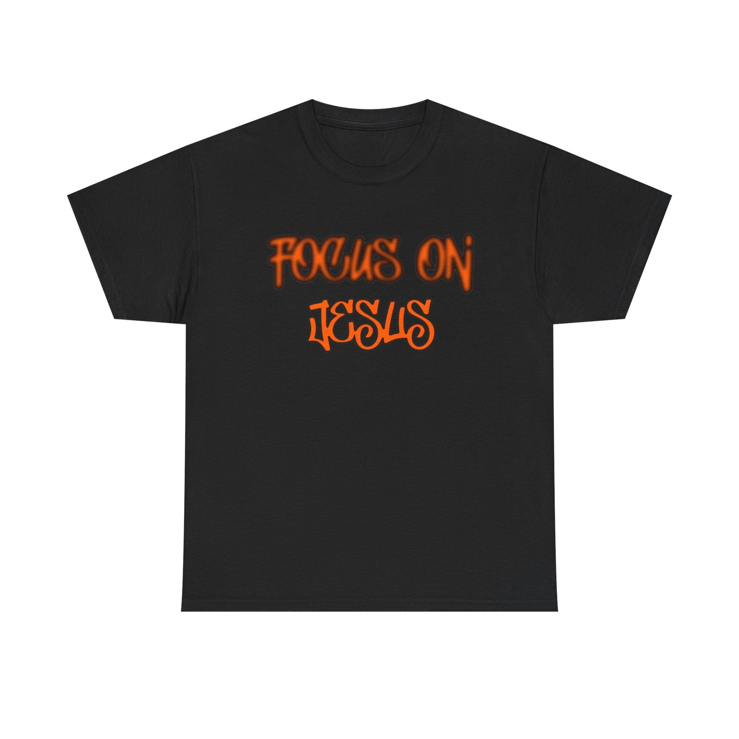 Focus on Jesus Heavy Cotton Tee