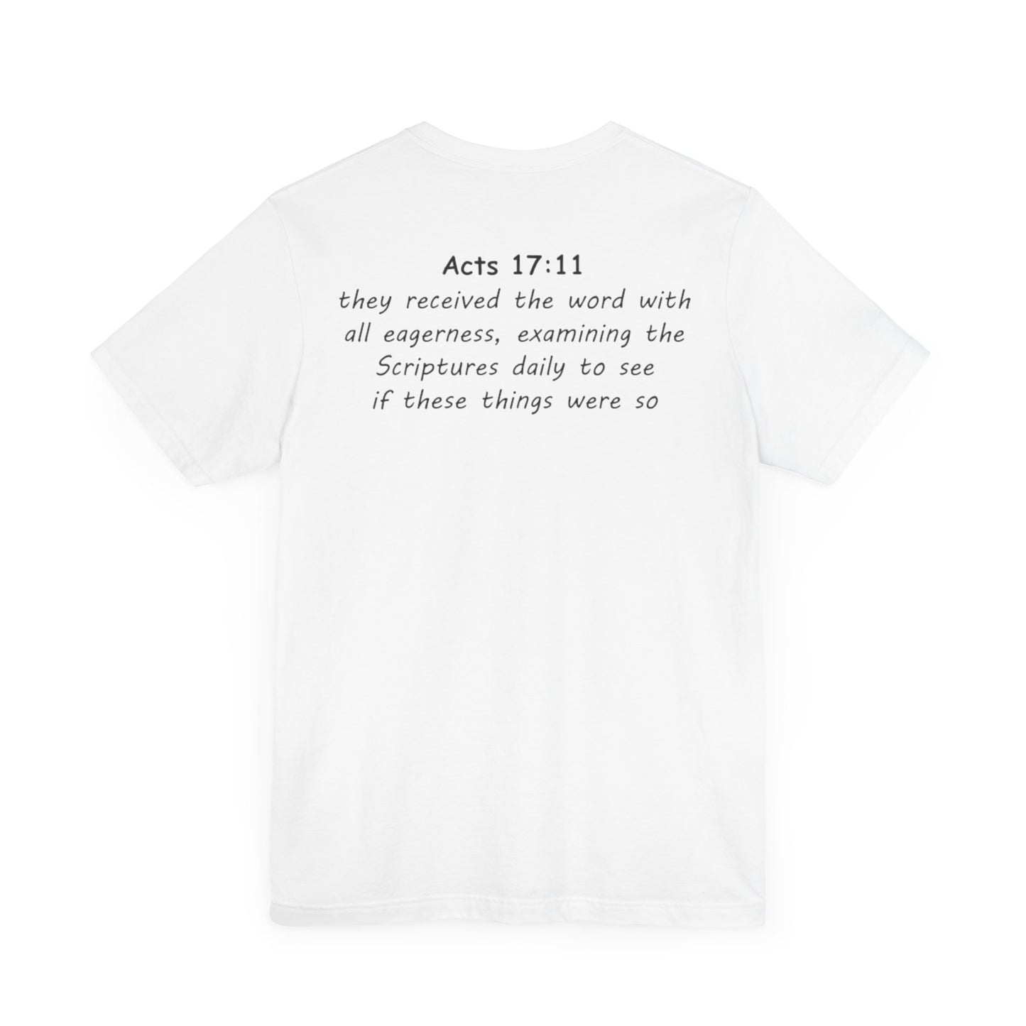 Acts 17:11 Short Sleeve Tee