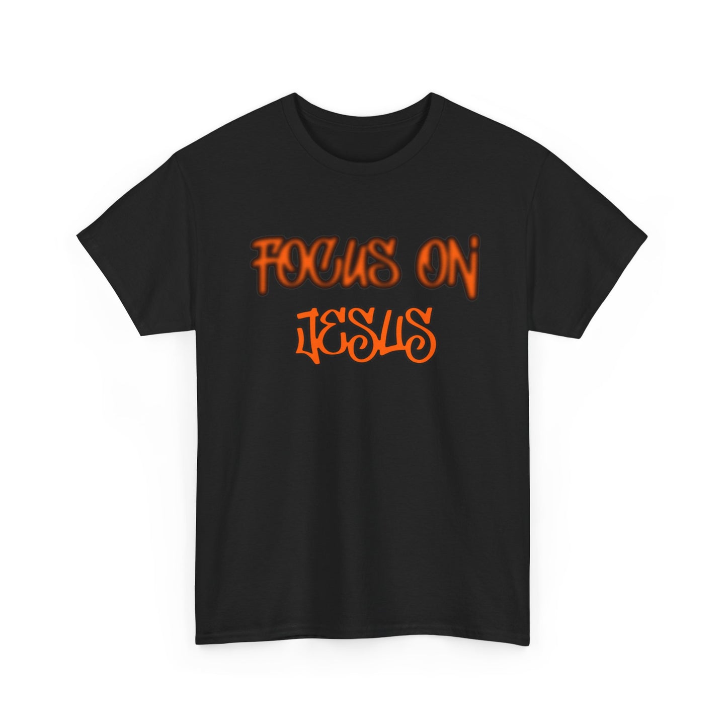 Focus on Jesus Heavy Cotton Tee